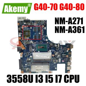 Scheda madre NMA271 NMA361 Motherboard per Lenovo IdeaPad G4070 G4080 Laptop Mainboard 2 GB GPU 3558U I3 I5 I7 4th Gen CPU