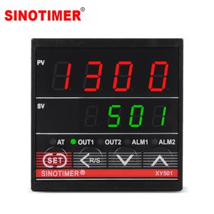 Stor digital PID -temperaturkontroller Uppvärmning Kylrelä Termoelement K J Ingång Universal Output Relä / SSR -termostat