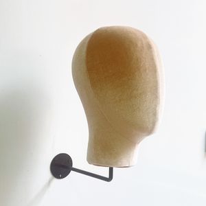 1 Piece Fabric Cover Wall Hanging Model Mannequin Head For Wigs And Hat Display