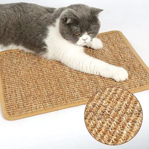 Sisal Cat Scratcher Board Pet Scratchers Cat Scratch per un chiodi affilati graffiati post tappetino tappetino tappetini Protettore mobili