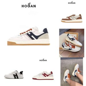 H630 New Designer Casual Hogans Womens Man Summer Fashions Simple Smooth Calfskin Ed Suede Leather High Quality HG Sneaker Size 38-45 Running Shoes