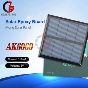 6V 100MA 0,6W Mini Epoxy Solar Panel Photovoltaic Polykristalline Cell Charger