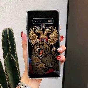 Russia Russian Flags Emblem For Samsung Galaxy M21 M31 M32 M51 M52 M12 M30S Phone Case Note 20 Ultra 10 Plus 9 8 J4 J6 + J8 Fund