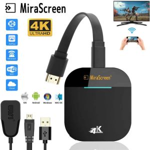 Box Mirascreen 5G WiFi 1080P G5 Google Chromecast TV Alıcı için Alıcı Hdmicompatible Miracast TV Stick iOS Android