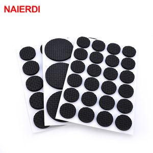 NAIERDI 1-24PCS ANTIP SLIP MAT Self-Adhesive Meurniture Ноги ноги коврик