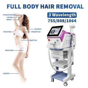 Skönhetsutrustning Portabla kvinnor IPL Professionell smärtfri laserborttagare Permanent Diod Laser Hair Removal Machine