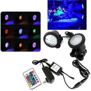 2in1 36LED Fernbedienungskontrolle RGB-Unterwasser-Unterwasser-Aquarium-Fischtankpool-Teichgartenfontain IP68-Multicolor unter Wasser Aquarium