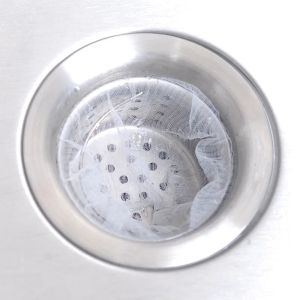 30/100 st Sink Filter Mesh Kök av papperskorgen Förhindra att diskbänken är tilltäppning för badrumsfilter Skräpväskor Sänker tillbehör