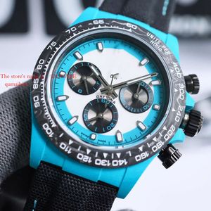 Watches Ceramic Male Superclone Chronograph Watch TW 116508 Titta på rörelse AAAAA MENS CAL.4801 40x12.4 Factory Carbonfiber Diw 809 Montredeluxe Montredeluxe