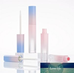 Packaging Bottles Empty Lip Gloss Tube Pink Blue Gradient Glaze DIY Lipstick Cosmetic Packing Container4107705