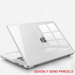 Casi più recenti casi di laptop cristallini per MacBook Pro 14 A2992 Caso M1 M2 M3 A2991 MacBook Pro 16 Funda MacBook Air Cover Capa Mac Pro 13