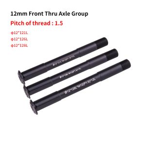 ZTTO MTB Thru Axle Road Bike Shaft Front Rear Skewers Cap 12mm 15mm Wheel Axis Hub X-12 Nut 15x100 12x142 12x100 12x148 15x110