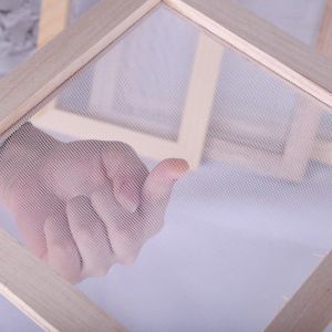 Papierowy ekran formy Tradycyjne rzemiosło drewniane drewniane papiery papierowe rama dzieci Dzieci