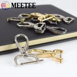 10pcs 13-38 mm Bag-Gurt-Metallschnalel Hundekragen Haken Verschlüsse Gurtschraube Abnehmbare Hummer-Karbiner Keychain Klemmzubehör