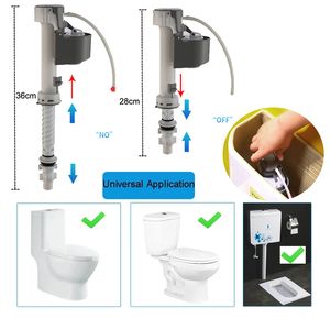 Silent Toilet Accessories Water Inlet Valve Flush Water Tank Drain Valve