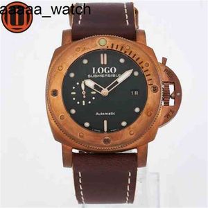 Designer Panerass Watch hochwertiger Luxus für Herren mechanische Armbanduhr Bewegung 47mm Bronze Pam Luxus S6PQ