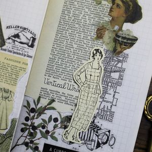 45 sztuk vintage dziewczęta lady rzemieślnicze śmieciowy czasopismo ephemera Paper Paper Doll Material Paper Album Scrapbooking Materiały