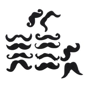 12pcs lustige kreative Kostüm -Schnurate Pirate Party Halloween Cosplay gefälschter Schnurrbart Bart Whisker Kid Erwachsener Neuheit Partyzubehör