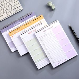 Anteckningsböcker Daily Planner Loop Diary Memo Notebook Time Management Schema SketchBook Notebooks Writing Pads Office School Supplies