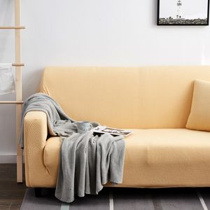 Hög stretch soffa täckning/slipcover för vardagsrumsmöbler skydd för husdjur, barn soffa täcker jag form soffa behöver beställning 2 stycken
