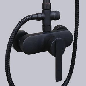 Badezimmer Niederschlag Dusche Wasserhahn Set Eingriff Mixer Hahn mit Handsprühwandwand -Dusch Sets KD398