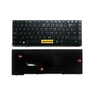 Teclados teclados dos EUA para HP Probook 6440B 6445B 6450B 6455B Laptop Inglês 8440 8440W 8440p