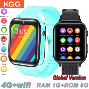 Saatler 1.7inch ekran Akıllı Saat Kids ROM 8G Video Arama 4G İzle Öğrenci SOS Telefon İzle Çocuklar Akıllı GPS GPS Bulucu Uygulama Yüklü