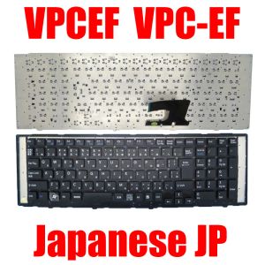 Tangentbord JP Laptop -tangentbord för Sony för VAIO VPCEF VPCEF VPCEF3E1E VPCEF3E1R V116646C Japanese Black New