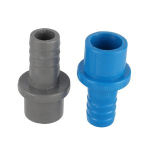 4st 20mm till 8/10/12/14/16/18mm PVC Slangkontakt Snabbt anslutning Hårdrör Plast Pagod Joint PVC Pipe Adapter Pipe Fitings