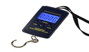 100pcs 40kg 10g Portable Mini Electronic Scale Scales Hanging Fishing Luggage Hook Pocket Digital Weight Ship1031531