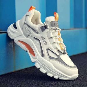 2024 Sommer neuer lässiger Sport dicker alleiniger Männer atmungsaktives Trend Papa Mesh Laufschuhe