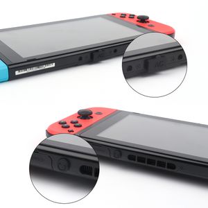 8pcs Anti-dust Cover Silicone Dustproof Cover Replacement Game Console Accessories for NS Switch/Switch OLED/Switch Lite