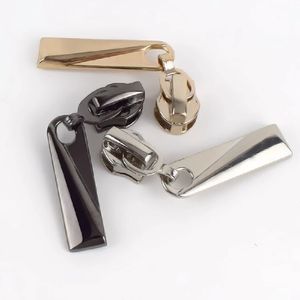 Abnehmbare #5 Metall Auto Lock Reißverschlusskopfabzieher für Reißverschluss Schieberegler Reparaturkits Reißverschluss Ziehen Sie Tisch DIY -Nähzubehör