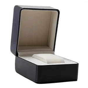 Watch Boxes PU Leather Women Organizer Holder Jewelry Gifts Portable Display Case Wrist Storage Box