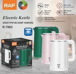 Kettles 2000w 2L Electric Water Kettle Auto Poweroff Protection Wired Handheld Instant Heating Electric Pot Household Appliances 220V