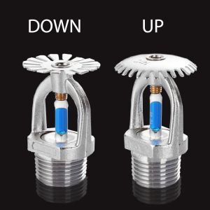 5pcs Fire Sprinkler Head DN15/141 градуи по высокой температуре, устойчивая к огнеустойчивому оборудованию, разбрызгиватель.