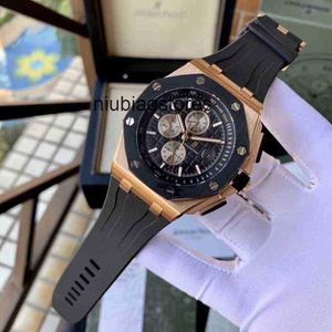 Watch Pigue Luxury offshore z importowanym ruchem rozmiar 42 mm 12 mm gumowy pasek wodoodporczy