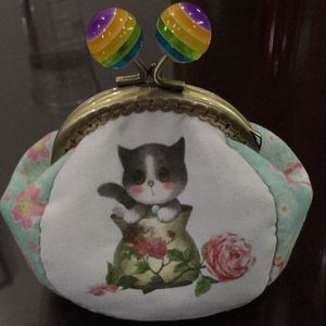 süße Katzen Canvas handgefärbte gedruckte Stoff DIY handgefertigtes Nähen Patchwork Scrapbooking Stoff für Geldbeutelbeutel