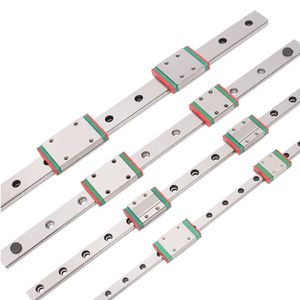 Miniature MGW9 Linear Guide Rail Carriage SlideL100 150 200 250 300 350 400 450 500 mm Block MGW9C/MGW9H