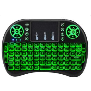 Tastaturen 2.4g drahtlose Tastatur 7 Backlight Wireless Tastatur für Android TV -Box PC i8 Mini Gamer -Tastaturzubehör für Computer