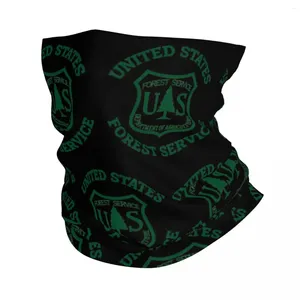 Scarves US Forest Service USFS Bandana Neck Cover Balaclavas Mask Scarf Multi-use Headband Fishing For Men Women Adult All Season