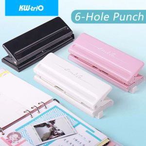 PUNCH KWTRIO 6 Hole Regolabile Creativo Round Hole Punchista Binding Cutter Otipo Otipo Punch Craft Craft Strumento fai da te Forniture