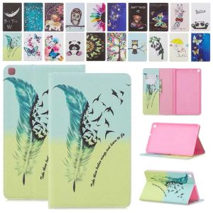 Case Tab A 8 T290 T295 Funda niedliche gedruckte PU -Leder -Flip -Ständer Hülle für Samsung Galaxy Tab A 8,0 