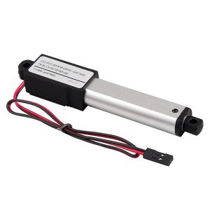 DC 12V Mirco Elektrikli Doğrusal Aktüatör 9.5mm/15mm/30mm Alüminyum Alaşım Strok Mikro Doğrusal Aktüatör Mini Motor Kontrolör Push Rod