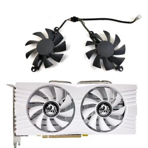 パッド新しい75mm 4pin soyo rx580 8GB冷却ファンSoyo AMD RX580 8GBグラフィックカードゲームGDDR5 256ビットグラフィックスファンの交換