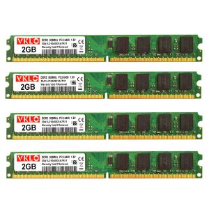 Rams 4pieces Установите DDR2 2GB 800 МГц PC26400 DIMM DIMM Desktop PC RAM 240 PIN