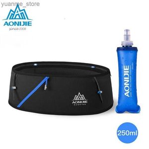 Sportsäcke aonijie Superlight Hydratation Running Band Unisex Running Taillenbeutel kleiner Pfad Marathon Fitnessstudio Fitness Telefon Stand W8101 Y240410