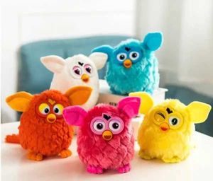 Plyschdockor nyanlända elektroniska interaktiva leksak Phoebe Philby Pet Phoebe Owl Elf Plush Recording Taling Smart Toy Gift Furniture Hanger J240410