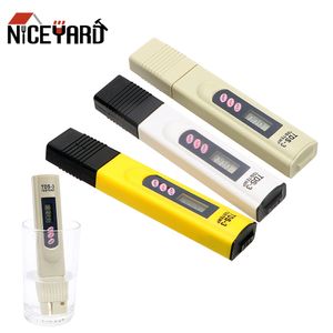 Niceard Water Metre LCD Dijital TDS Metre Test Cihazı Kalite Test Kalemi Sıcaklığı/PPM 0-9999 PPM Su Saflık Filtresi Ölçüm Araçları