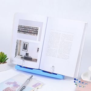 Foldable Reading Book Holder Bookend Music Score Recipe Shelf Holder Organizer Y3NC